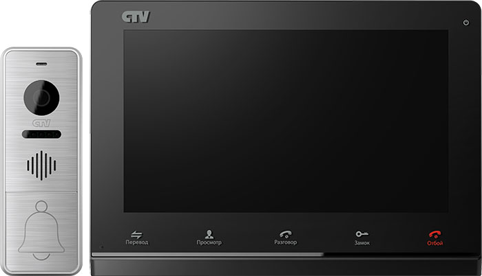 CTV DP4101AHD B (Black) Комплект цветного видеодомофона