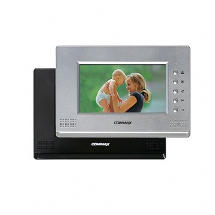 COMMAX CDV - 71AM/XL (Серебро) Монитор цветного видеодомофона, 7'', 4 канала, громкая связь, память 128 кадров