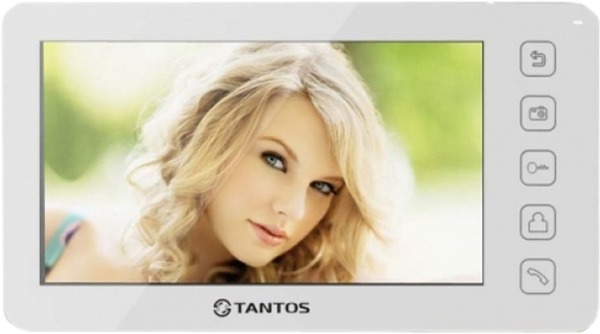 Tantos Prime+ (White) Монитор цветного видеодомофона