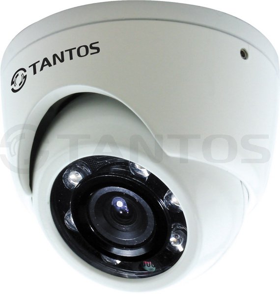Tantos TSc-EBm1080pHDf (3.6) 2Mp Купольная видеокамера, UVC (4в1), антивандальная, 1080P «День/Ночь», 1/2.9" Sony Exmor Progressive CMOS Sensor