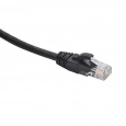 RJ45-RJ45 U/UTP Cat.5e LSZH нг(А)-HF (DR-181907), Патч-корд (коммутационный шнур), 1м, черный