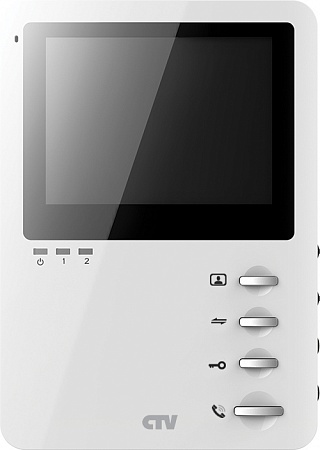 CTV M1400M (White) Монитор цветного видеодомофона с экраном 4&amp;quot;