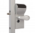 Locinox LFKQ40X1LCR-9005 FREE VINCI - накладной механический кодовый замок с контролем входа и свободным выходом под квадратный профиль 40 до 60 мм, цвет RAL 9005, 3006CR - Пара ручек из алюминия (Free Exit)