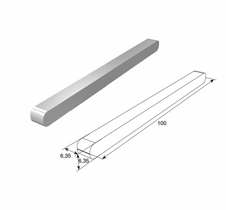 DOORHAN 25048 Шпонка 6.35х6.35х100мм