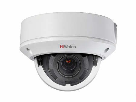 HiWatch DS-I458 (2.8-12) 4Mp Уличная купольная IP-видеокамера, 1/3'' Progressive Scan CMOS, 20к/с @ (2560×1440, 2304×1296), 25к/с @(1920×1080, 1280×720), 98°-34°, ИК-фильтр, 0.01Лк@F1.2, H.265+/H.265/H.264+/H.264/MJPEG/ROI/WDR (120dB)/3D DNR/BLC/Smart ИК/