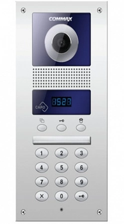 COMMAX DRC-GUC/RF Видеопереговорное устройство с цветной в/камерой, кодовой цифровой панелью,связь с охраной или с квартирой, программирование системы,управление замком, встроенный контроллер PROXI карт