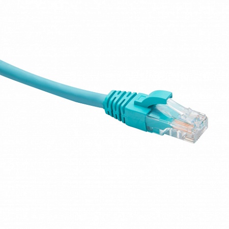 DATAREX RJ45-RJ45 U/UTP Cat.5e LSZH нг(А)-HF (DR-181611) Патч-корд (коммутационный шнур), 3м, бирюзовый