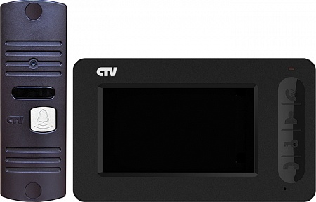 CTV DP400 (Black) Комплект цветного видеодомофона