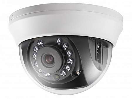 Hikvision DS-2CE56D0T-IRMM 2Мп внутренняя купольная HD-TVI камера с ИК-подсветкой до 20м2Мп CMOS